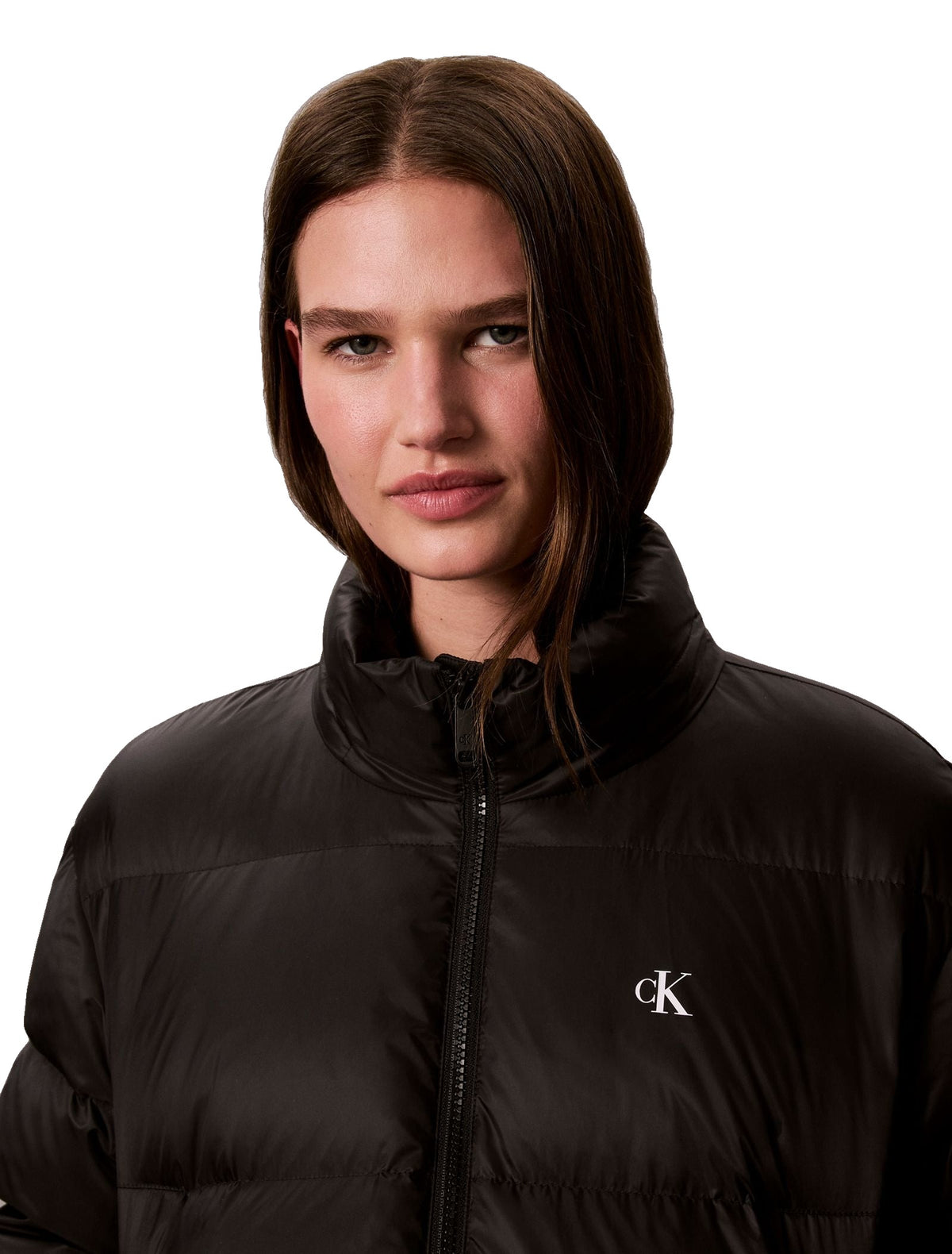 Calvin Klein Jeans Short Puffer - doudoune courte Femme – Noir