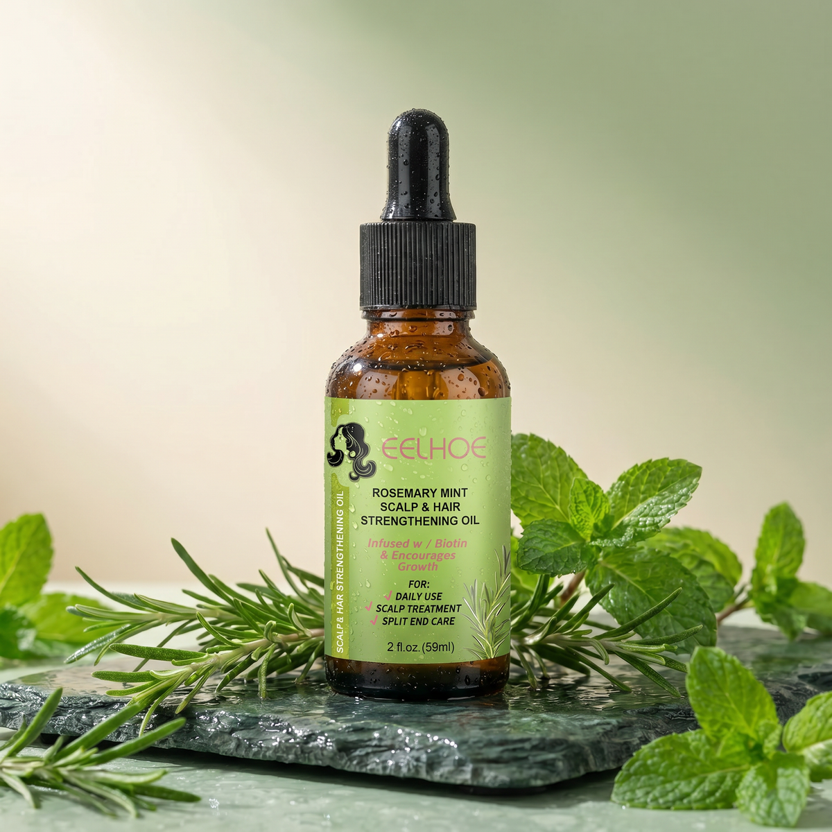 Sérum romarin & menthe — fraîcheur botanique