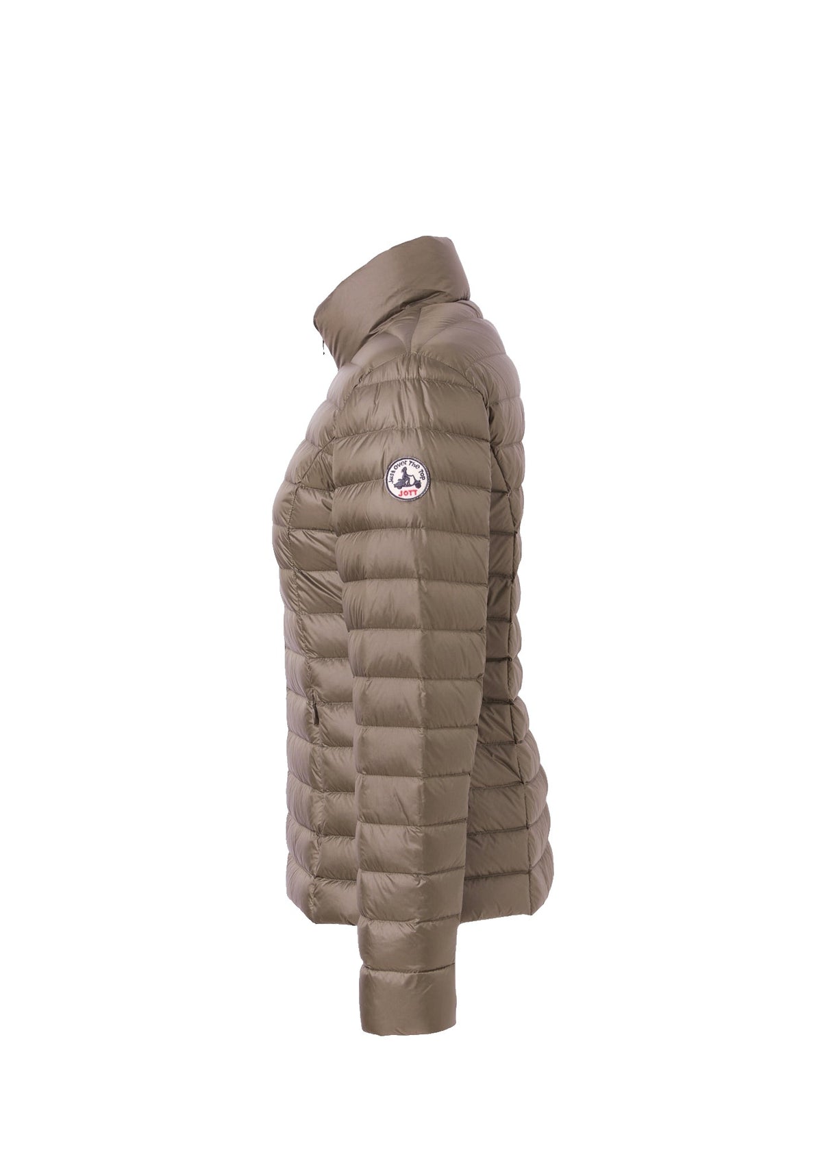 JOTT Cha - doudoune légère col montant Femme – Taupe