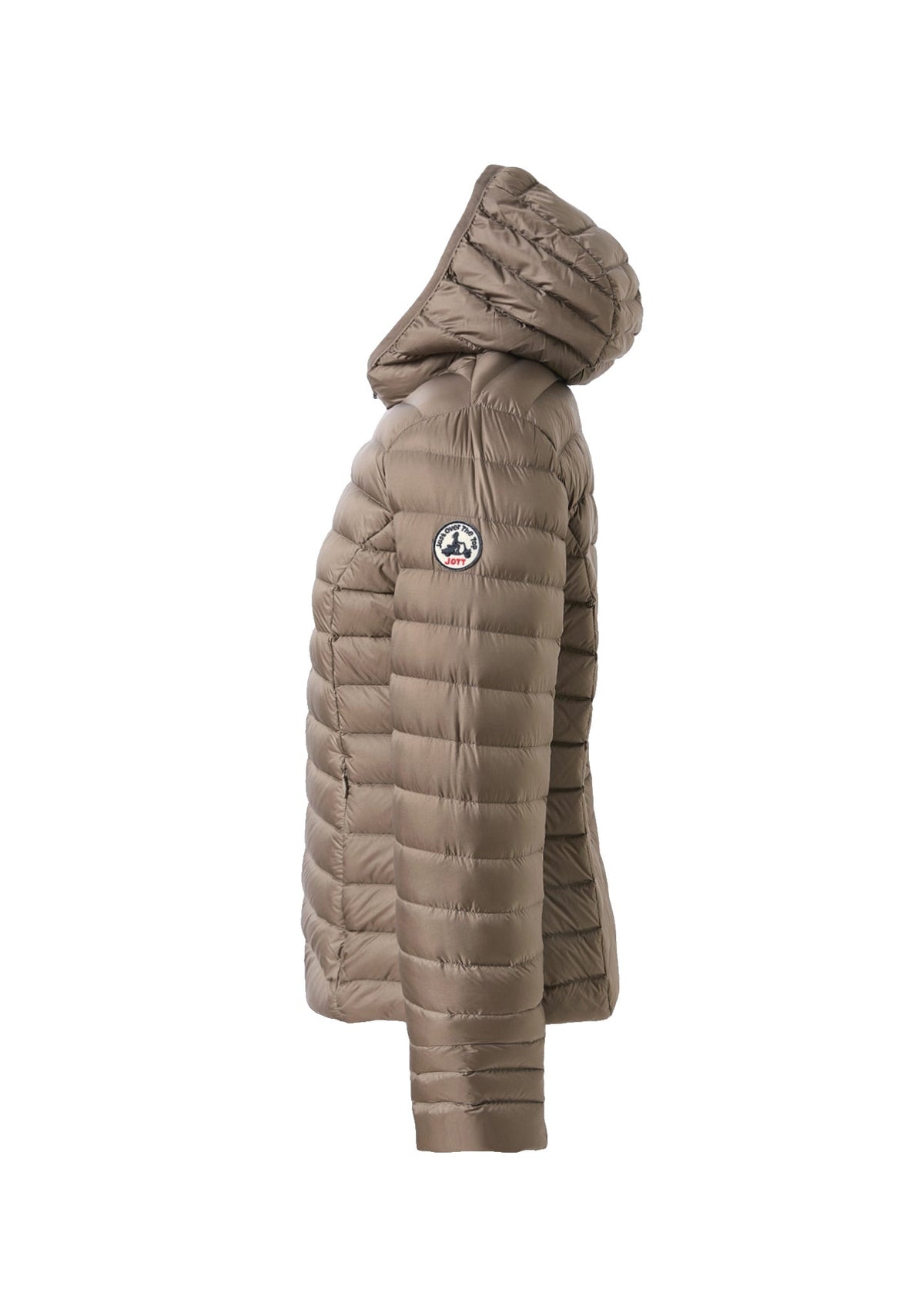JOTT Cloe - doudoune légère à capuche Femme – Taupe