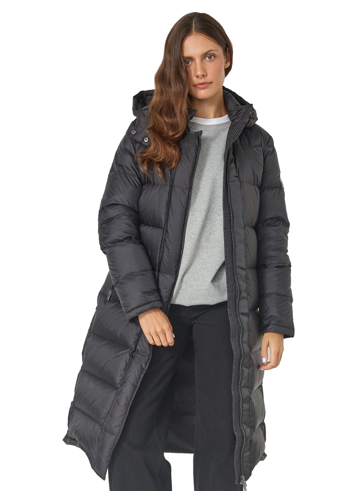 JOTT Karachi - doudoune longue grand froid Femme – Noir