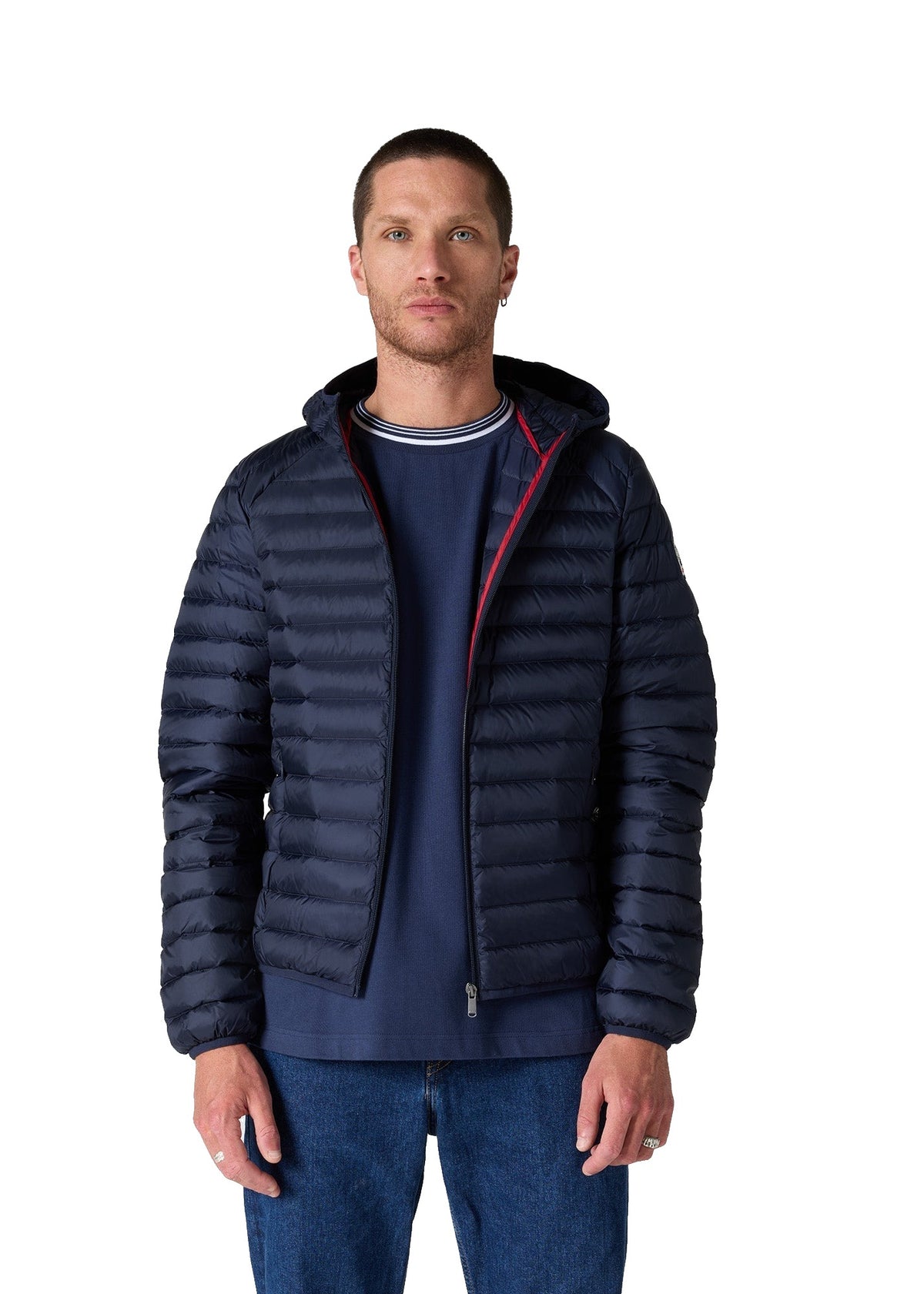 JOTT Nico - doudoune légère à capuche Homme – Bleu marine