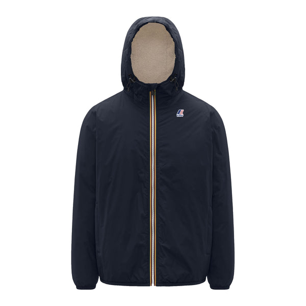 K-Way Le Vrai 4.0 Claude Orsetto - veste doublée sherpa Unisexe – Bleu marine