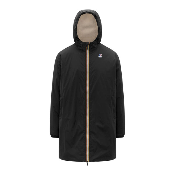 K-Way Le Vrai 4.0 Eiffel East Orsetto - veste doublée sherpa Unisexe – Noir