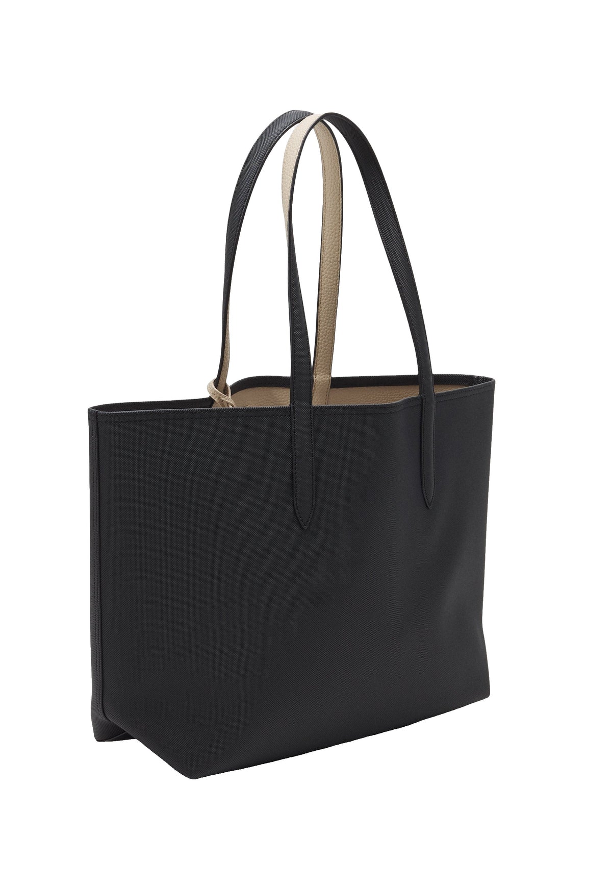 Lacoste Anna - sac cabas réversible Femme – Noir/Crème