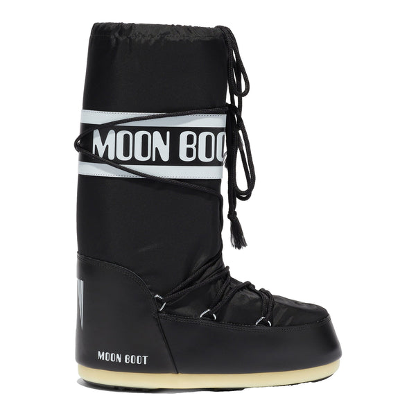 Moon Boot Icon Nylon - après-ski Unisexe – Noir
