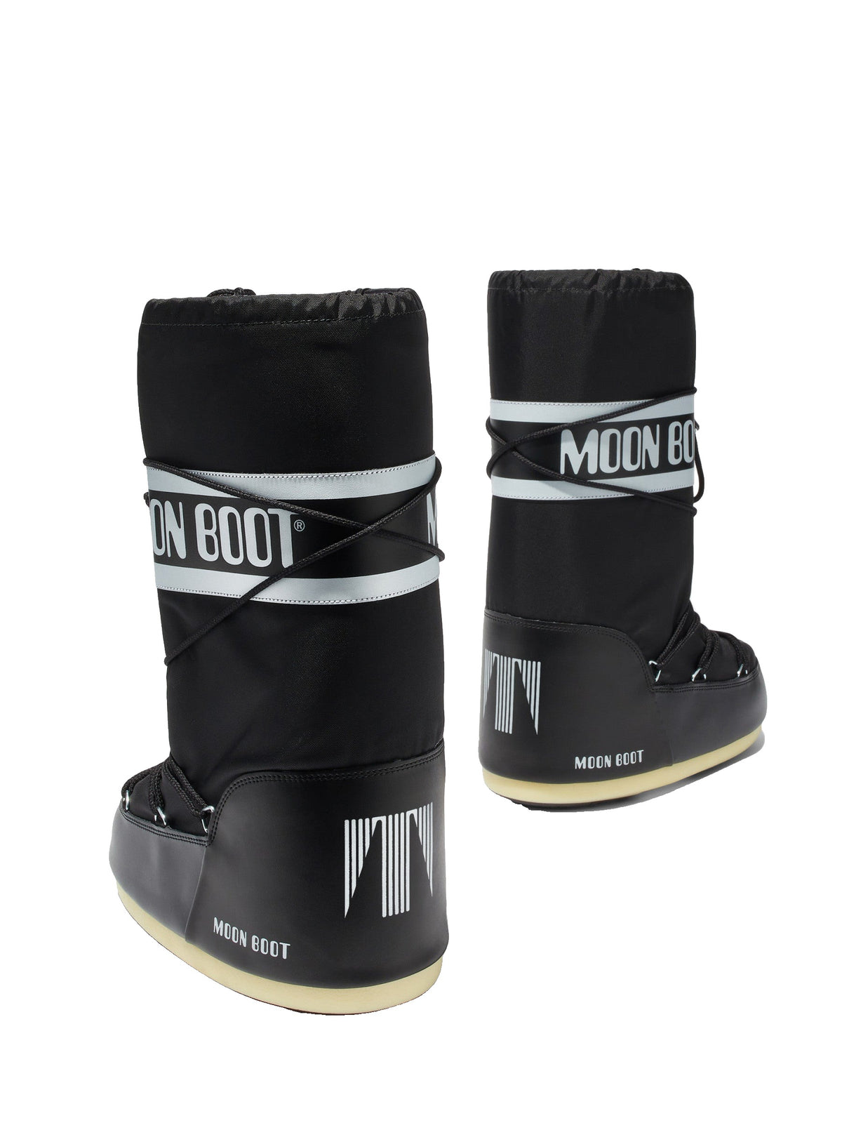 Moon Boot Icon Nylon - après-ski Unisexe – Noir