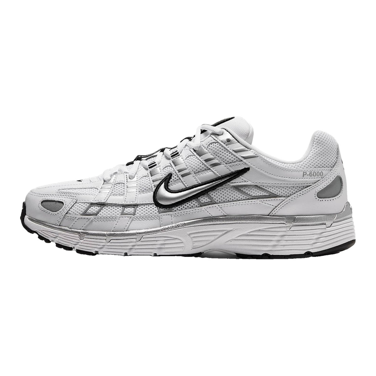 Nike P-6000 Unisexe – Blanc/Argent/Noir