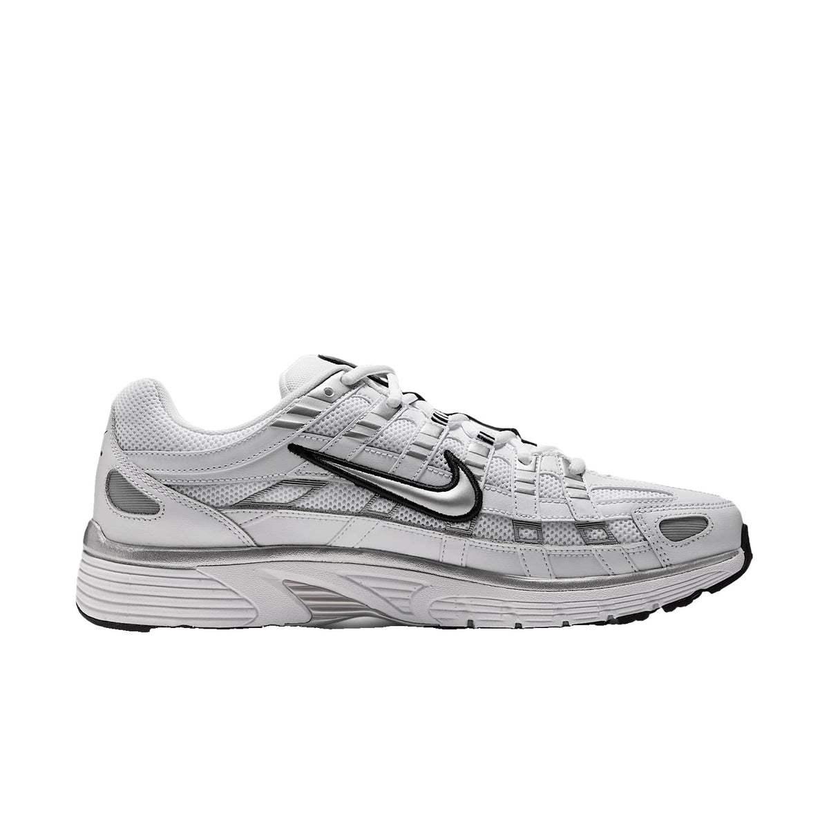 Nike P-6000 Unisexe – Blanc/Argent/Noir