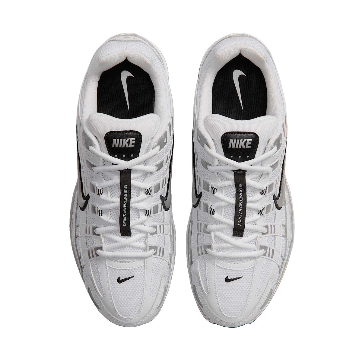 Nike P-6000 Unisexe – Blanc/Argent/Noir