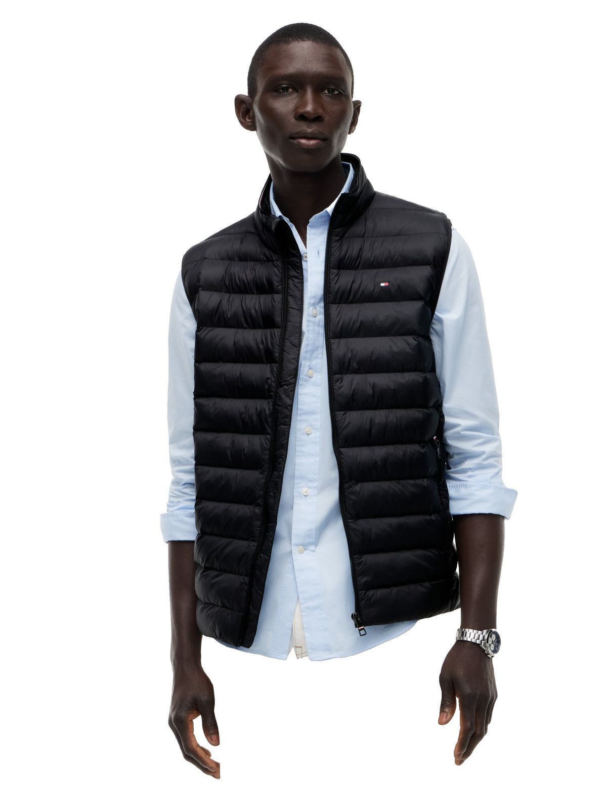 Tommy Hilfiger Core Packable - doudoune sans manches Homme – Noir