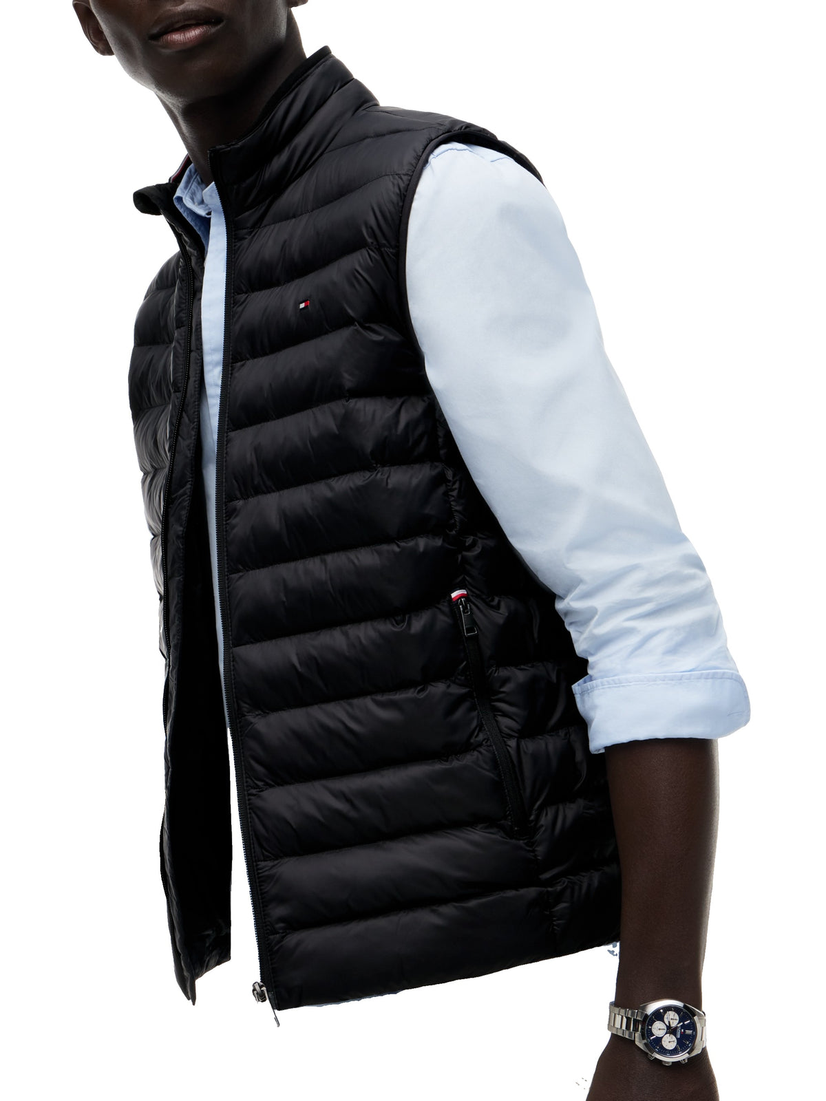 Tommy Hilfiger Core Packable - doudoune sans manches Homme – Noir