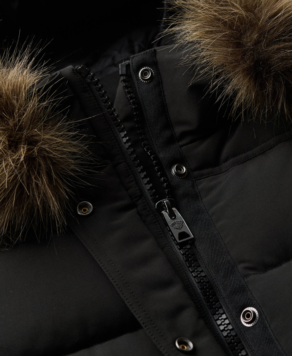 Superdry Everest - bomber à capuche Femme – Noir